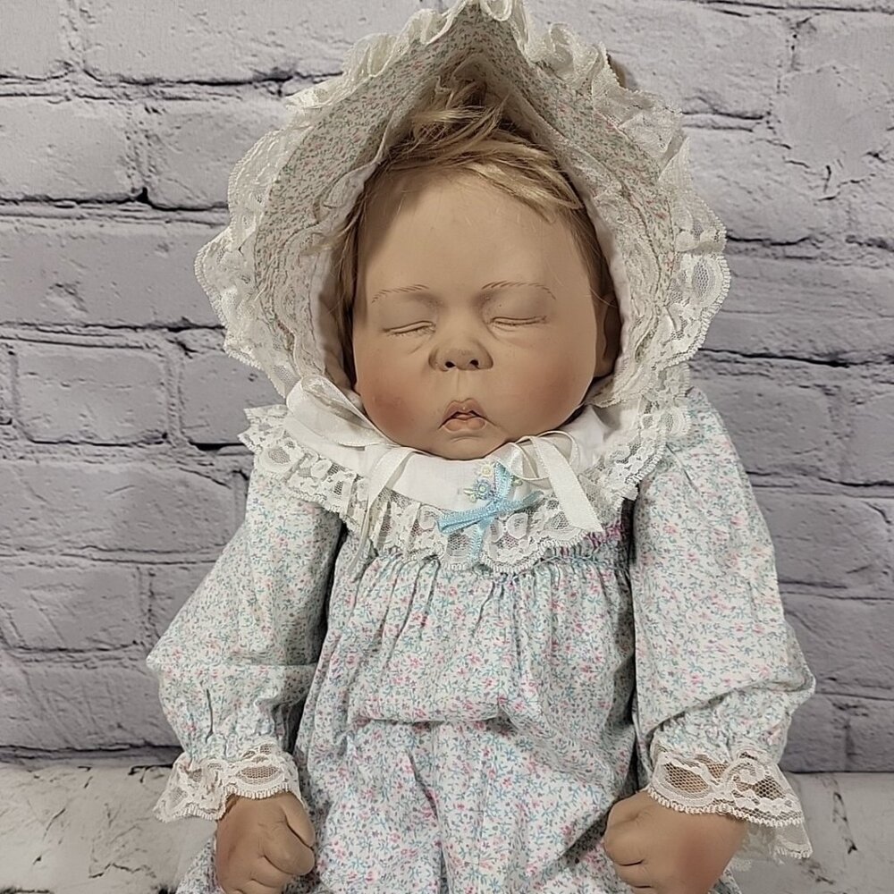 VTG 80s Lee Middleton Lifelike Baby Doll CHERISH 041287 320/5000 Original Outfit